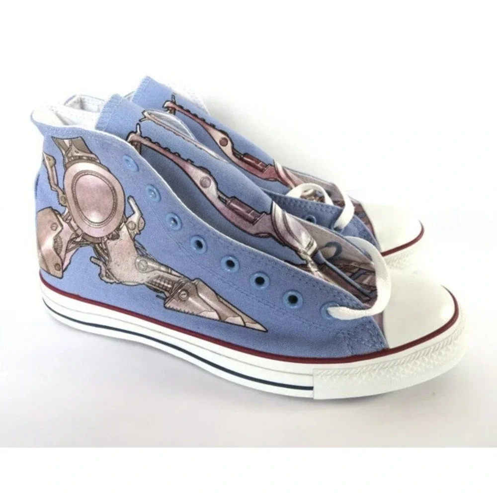Converse All Star Nate N8 Van Dyke Robot Shoes Sz 8.5 Special Edition Taylor Hi.